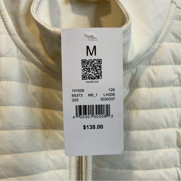 Laura Quilted Detail Jacket Cream - Picture 9 of 11